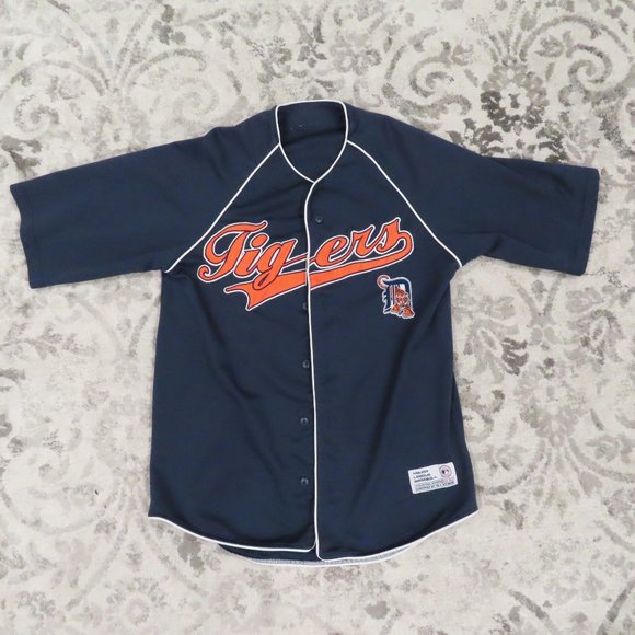 Vintage Detroit Tigers MLB True Fan Series Baseball Jersey Adult Size Large - Picture 2 of 8